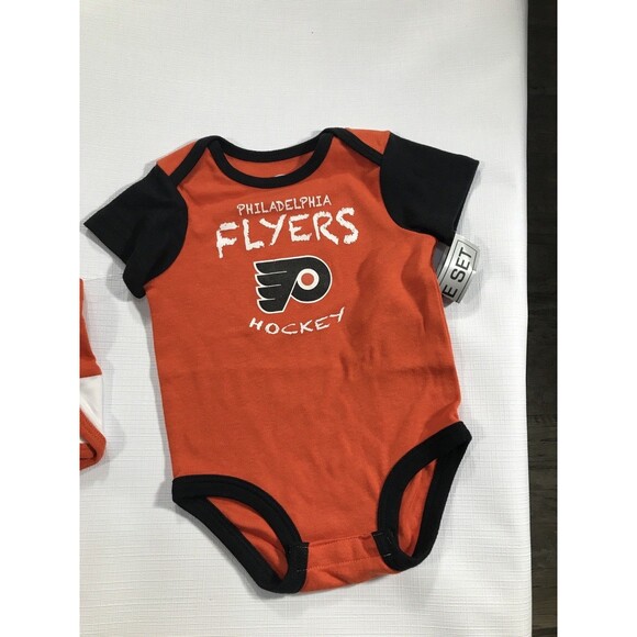 Philadelphia Flyers: One-Piece (Set Of 3), Size Girls 3/6 Months, NWT - Picture 3 of 7